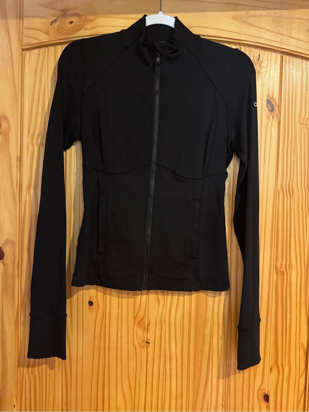 Alo Yoga Black Airbrush Formation Jacket